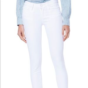 Paige jeans Verdugo Crop raw hem jeans white